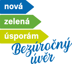 Logo programu Nová zelená úsporám – bezúročný úvěr